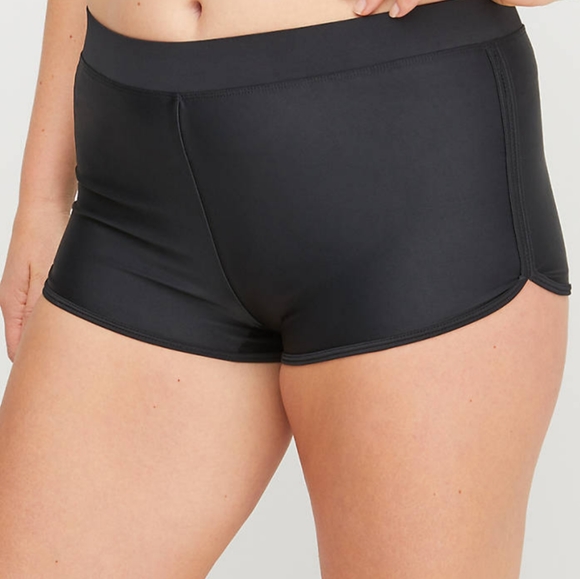 Lane Bryant Dolphin-Hem Swim Short - Picture 3 of 4